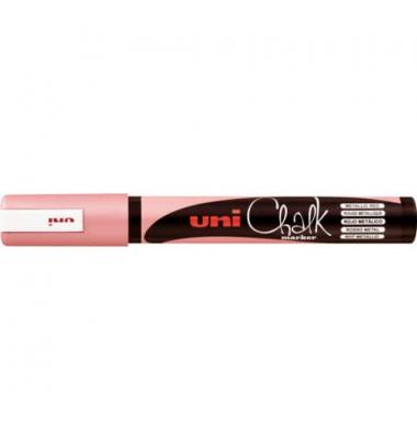 Kreidemarker Uni Chalk PWE-5M, 186216, metallic rot, 1,8-2,5mm Rundspitze
