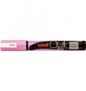 Kreidemarker Uni Chalk PWE-5M, 186219, metallic pink, 1,8-2,5mm Rundspitze