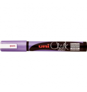 Kreidemarker Uni Chalk PWE-5M, 186220, metallic violett, 1,8-2,5mm Rundspitze