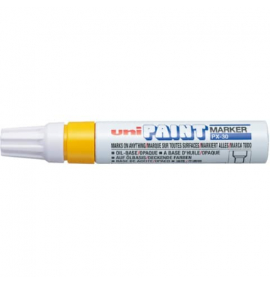 Lackmarker PX-30, 182207, Stift, gelb, 4-8,5mm Keilspitze