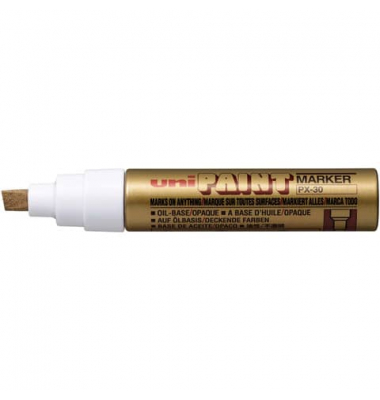 Lackmarker PX-30, 182210, Stift, gold, 4-8,5mm Keilspitze