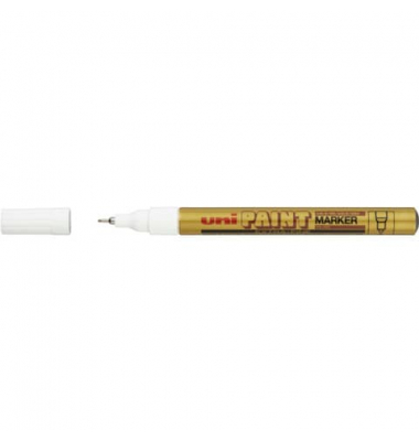 Lackmarker PX203, 182310, Stift, gold, 0,8mm Rundspitze