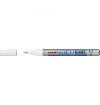 Lackmarker PX203, 182311, Stift, silber, 0,8mm Rundspitze