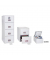 H&auml;ngeregistraturschrank FS2254F Vertikal Fire File, wei&szlig;, 4 Schubladen, 1-bahnig