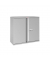 Stahlschrank SCL SCL0891GGE, abschlie&szlig;bar, 2 OH, grau, 91,5x83x37cm (BxHxT)