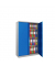 Flügeltürenschrank 3 Fachböden graublau