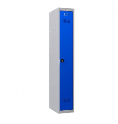 Garderobenschrank  1 Fach graublau