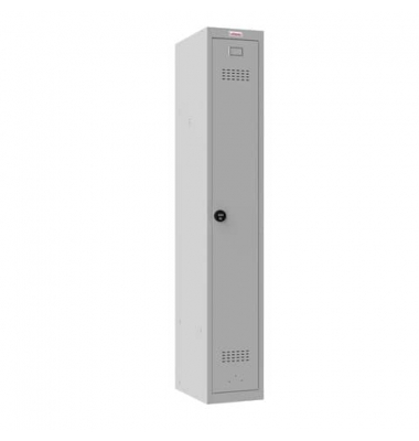 Garderobenschrank 1 Fach grau  grau