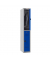 Garderobenschrank  2 Fächer grau  blau
