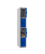 Garderobenschrank 4 Fächer graublau