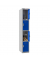Garderobenschrank  4 Fächer graublau
