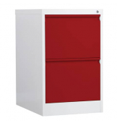 Hängeregistraturenschrank 2Laden grrot