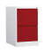 H&auml;ngeregistraturschrank FC1002GRK FC, grau/rot, 2 Schubladen, 1-bahnig