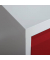 H&auml;ngeregistraturschrank FC1002GRK FC, grau/rot, 2 Schubladen, 1-bahnig