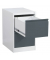 H&auml;ngeregistraturschrank FC1002GAK FC, grau/anthrazit, 2 Schubladen, 1-bahnig