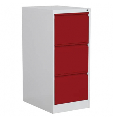 Hängeregistraturenschrank 3Laden grrot