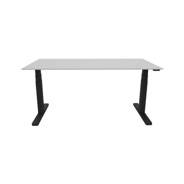5705831141711 - Schreibtisch KF14171 elektrisch höhenverstellbar 65-130cm (H) 180x80cm (BxT) rechteckig grau schwarz 5705831141711 Q-conn 5705831141711 - Schreibtisch KF14171 elektrisch höhenverstellbar 65-130cm (H) 180x80cm (BxT) rechteckig grau schwarz 5705831141711 Q-conn
