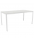 Schreibtisch, 75cm (H), 160x80cm (BxT), rechteckig, weiß / weiß