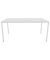 Schreibtisch, 75cm (H), 160x80cm (BxT), rechteckig, weiß / weiß