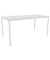 Schreibtisch, 75cm (H), 160x80cm (BxT), rechteckig, weiß / weiß