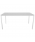 Schreibtisch, 75cm (H), 160x80cm (BxT), rechteckig, grau / weiß