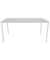 Schreibtisch, 75cm (H), 160x80cm (BxT), rechteckig, grau / weiß