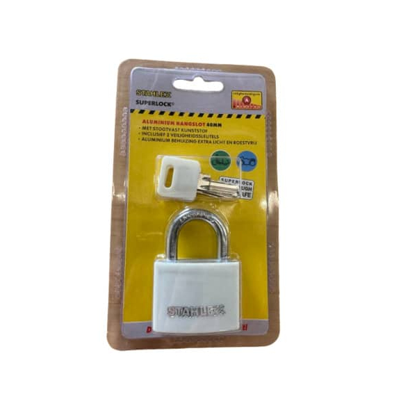 2 Stück Q-connect Vorhangschloss Messing 5705831143029 Q-connect