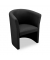 Clubsessel Leder 1er SP01 schwarz