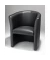 Clubsessel Leder 1er SP01 schwarz