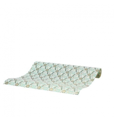 Geschenkpapier 14011517000, Siena, 70cm x 50cm, mehrfarbig (aquablau)