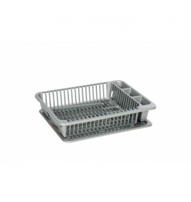 Geschirrabtropfkorb, silber