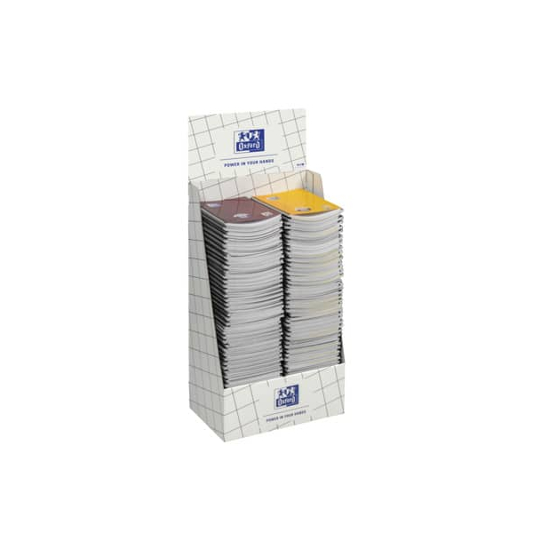 150 Stück Oxford Collegeblock 400161488, Lineatur 25+Lineatur 26 / liniert, A5+, farbig sortiert, 80 Blatt  Oxford