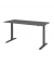 Schreibtisch, elektrisch höhenverstellbar, 70-120cm (H), 180x80cm (BxT), rechteckig, graphit / graphit