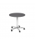 Besprechungstisch MONT.VST08/G/C, sufenlos über Gasdruckfeder höhenverstellbar 72 - 114 cm (H), 80x80cm (BxT), rund, graphit / c