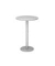 Stehtisch 111,6cm (H), &Oslash; 80cm (BxT), rund, grau / silber
