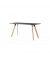 Sitz-Steh-Besprechungstisch TVKR16070, 110cm (H), 300x100cm (BxT), 8 Personen, rechteckig, weiß