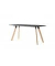 Sitz-Steh-Besprechungstisch TVKR16070, 110cm (H), 300x100cm (BxT), 8 Personen, rechteckig, weiß