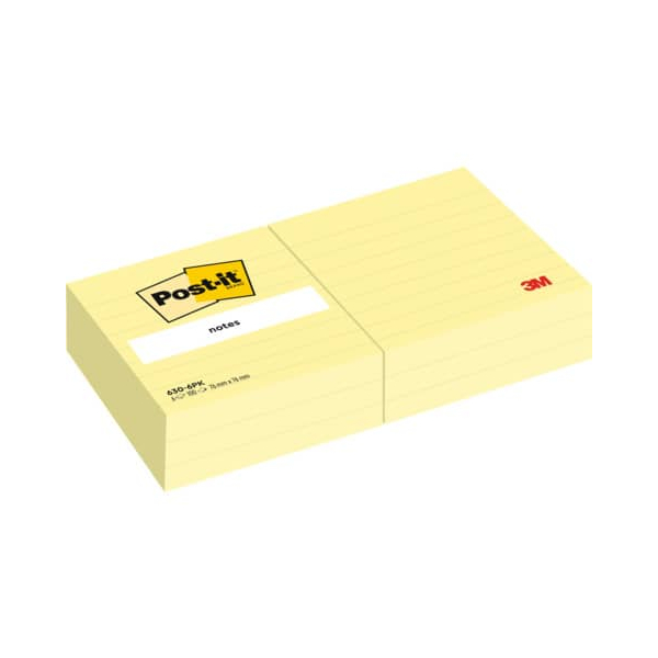 0021200591891 - Haftnotizen 6306PK XL-Notes 76x76mm gelb quadratisch 0021200591891 Post-it