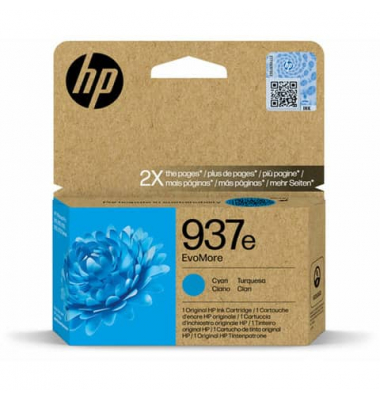 Inkjetpatrone 937e cyan
