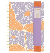 Notizbuch OPP01, Abloom, bunt, A5, liniert, 100g, 80 Blatt / 160 Seiten