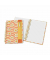 Notizbuch OPP03, Waves melody, mehrfarbig, A5, liniert, 100g, 80 Blatt / 160 Seiten