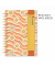 Notizbuch OPP03, Waves melody, mehrfarbig, A5, liniert, 100g, 80 Blatt / 160 Seiten