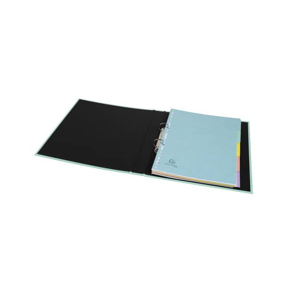 25 Stück Exacompta Kartonregister 7706E, 6-teilig blanko, A4, 400 g/m², farbige Taben, 6-teilig 3130630077060 Exacompta