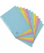 Kartonregister 7712E, 12-teilig blanko, A4, 400 g/m², farbige Taben, 12-teilig
