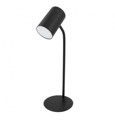 LED-Schreibtischlampe Katz, schwarz, mit Standfuß, dimmbar