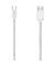 Ladekabel USB-AUSB-C fishnet weiß