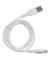 Ladekabel USB-ALightning Nylon weiß