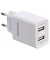 Ladeadapter 2x USB-A weiß