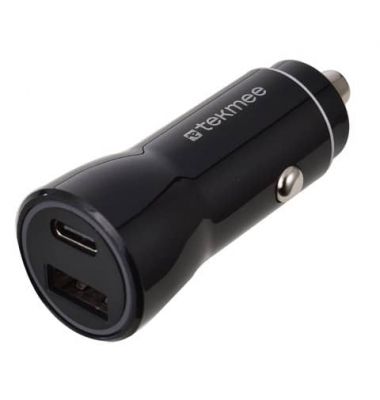 Ladeadapter USB für Auto schwarz