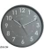 Wanduhr Quarz Ø 30cm analog grau